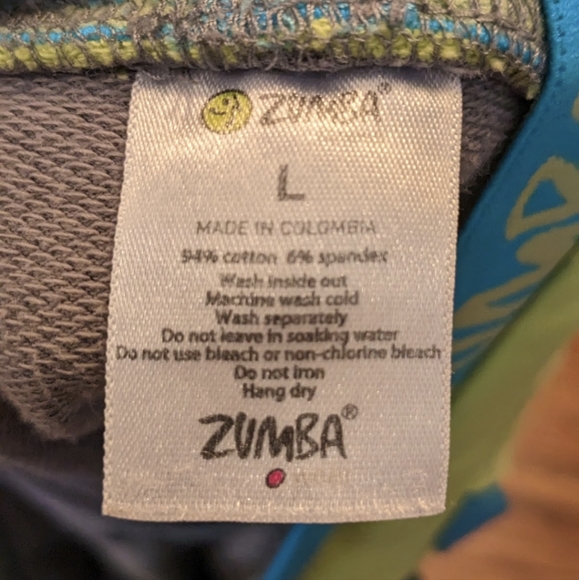 ZUMBA Cropped Sweatpants and Headband - Picture 2 of 3